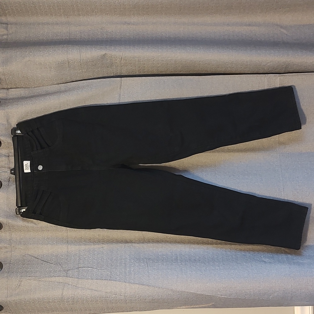 Simple Society Black Denim High Rise Jeans Sz 3/26